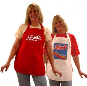 Classic Koegel's Apron's Red/White